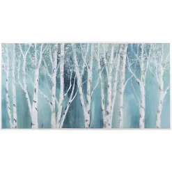 Kirklands Home Soft Birch on Framed Canvas Art Print by Nan Blue Clearance