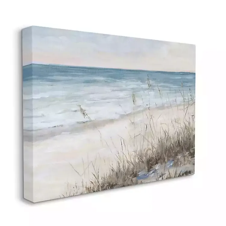 Kirklands Home Soft Beach Canvas Art Print, 40x30 Blue