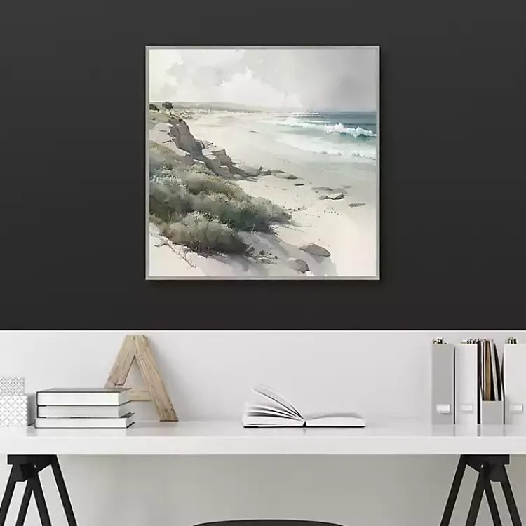 Kirklands Home Soft Coastal II Framed Canvas Art Print Clearance