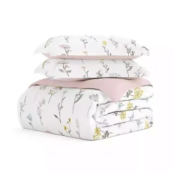 Kirklands Home Soft Floral Reversible 2-pc. Twin Duvet Cover Set New