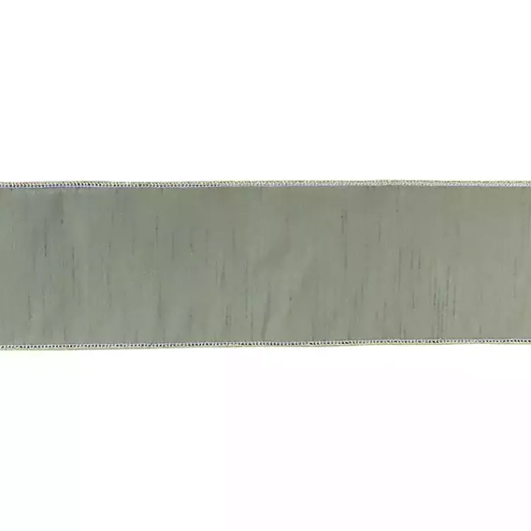 Christmas Decorations>Kirklands Home Soft Shimmer 10 yard Christmas Ribbon Green