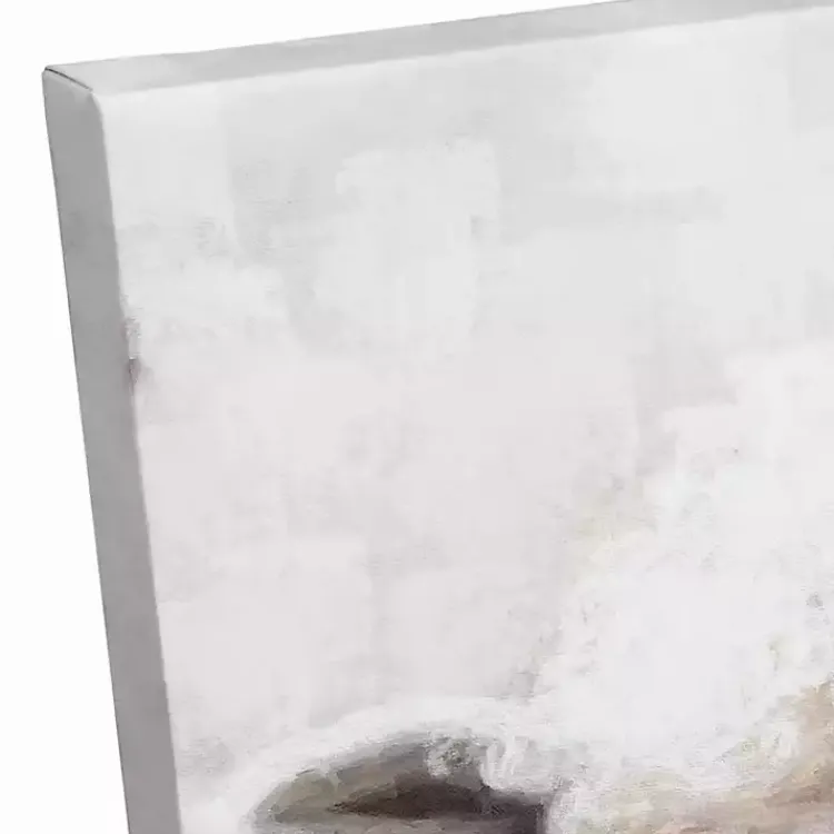 Kirklands Home Soft Painted Sheep Canvas Art Print White Online