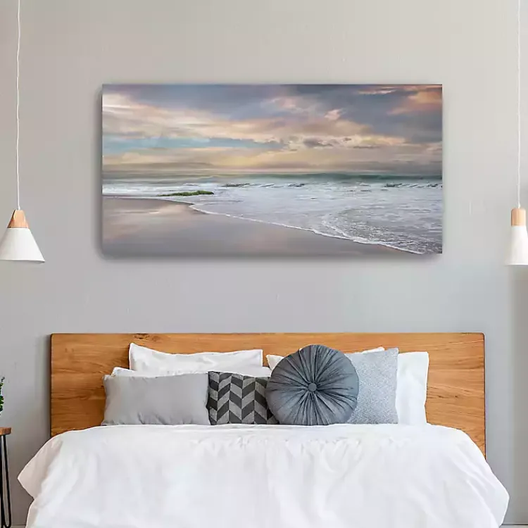 Kirklands Home Soft Twilight Giclee Canvas Art Print, 60x30 in. Blue Sale