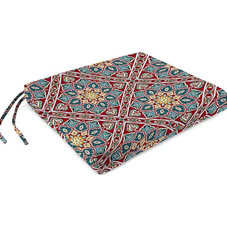 Kirklands Home Solano Flowers Outdoor Seat Cushion Outlet