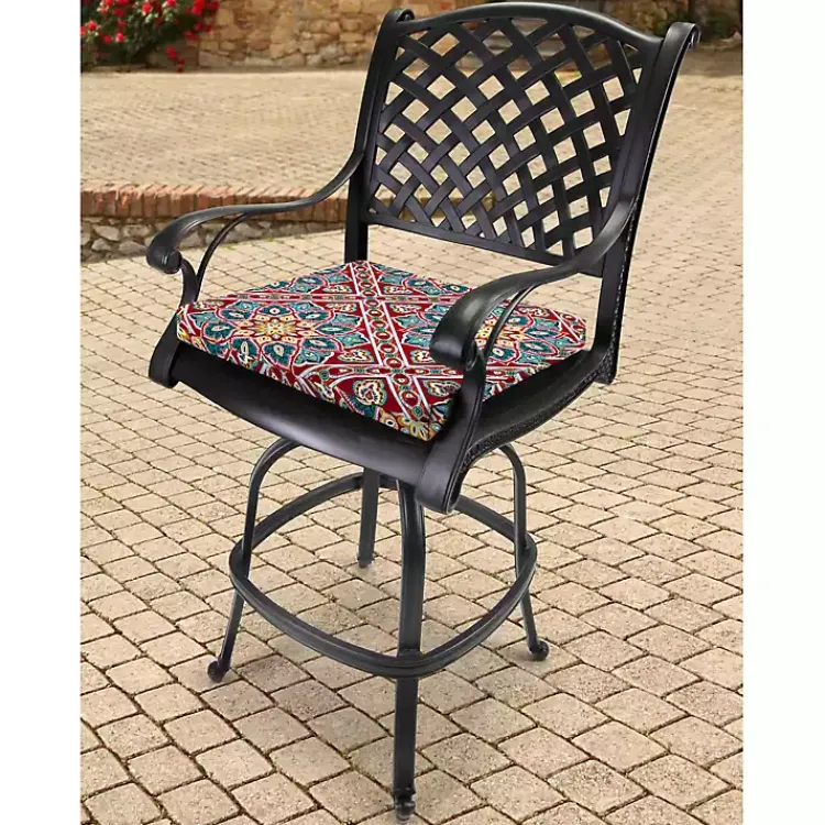 Kirklands Home Solano Flowers Outdoor Seat Cushion Outlet