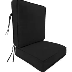 Kirklands Home Solid Outdoor Deep Seat Cushion Black
