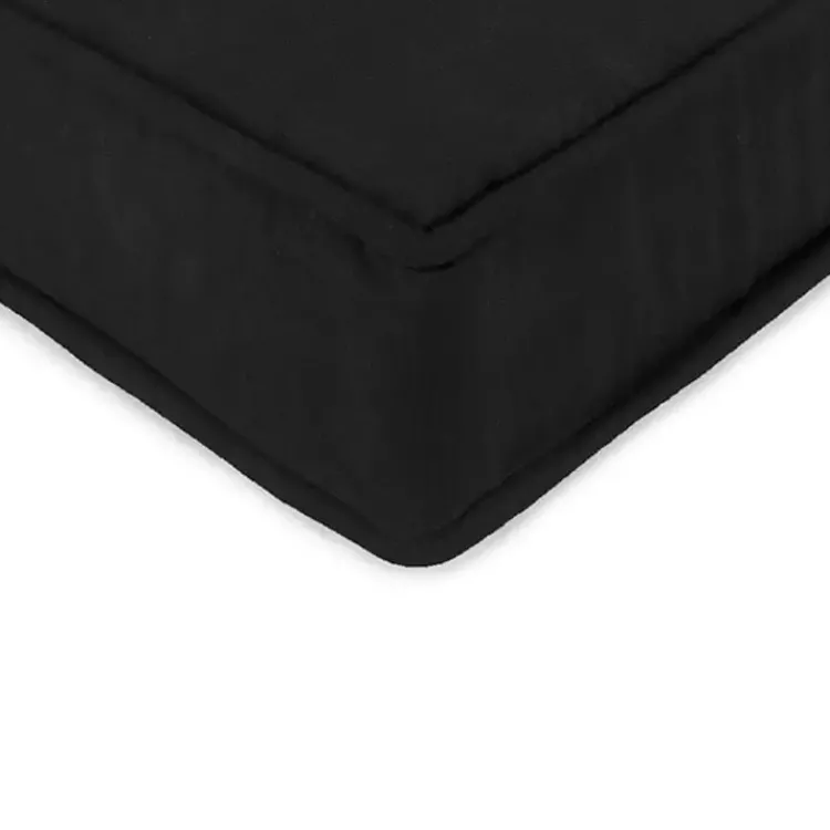 Kirklands Home Solid Outdoor Deep Seat Cushion Black
