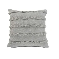 Pillows>Kirklands Home Solid Tufted Accent Pillow Gray