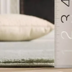 Kirklands Home Solid Sage Revive Area Rug, 6x6 Green Best