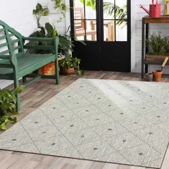 Kirklands Home Solitaire Sun Shower Outdoor Area Rug, 7x9
