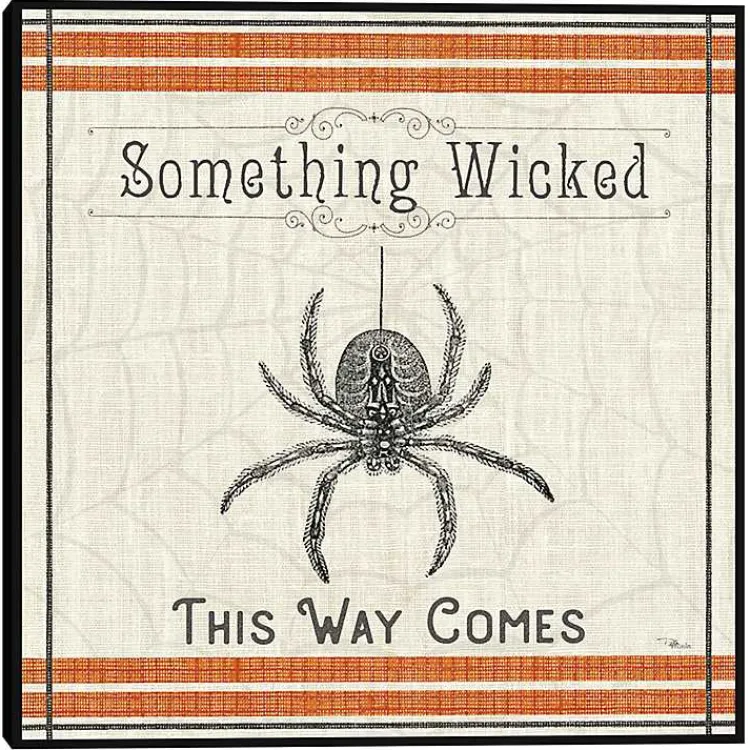 Halloween>Kirklands Home Something Wicked Spider Halloween Wall Plaque