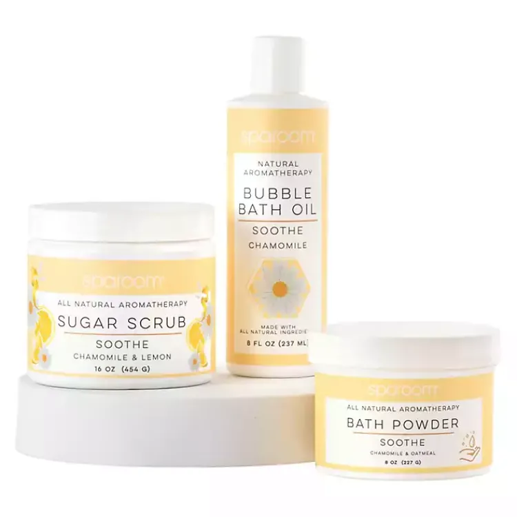 Kirklands Home Soothe Bath Bundle Gift Set Yellow Discount