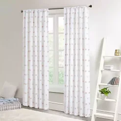 Kirklands Home Sophie Blush Pom Pom Curtain Panel, 84 in. Sale