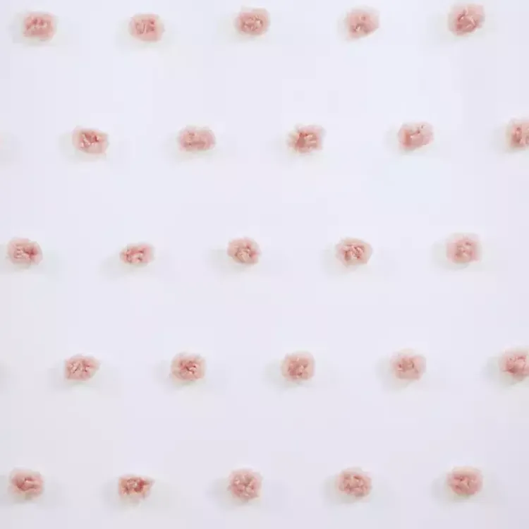 Kirklands Home Sophie Blush Pom Pom Curtain Panel, 84 in. Sale