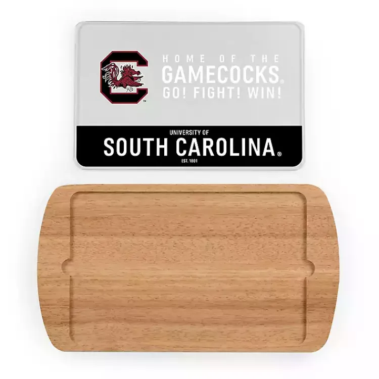 Kirklands Home South Carolina Wood and Glass Serving Board Sale
