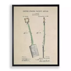 Kirklands Home Spade Patent Framed Art Print Hot