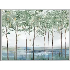 Kirklands Home Sparse Forest Peak Framed Wall Art