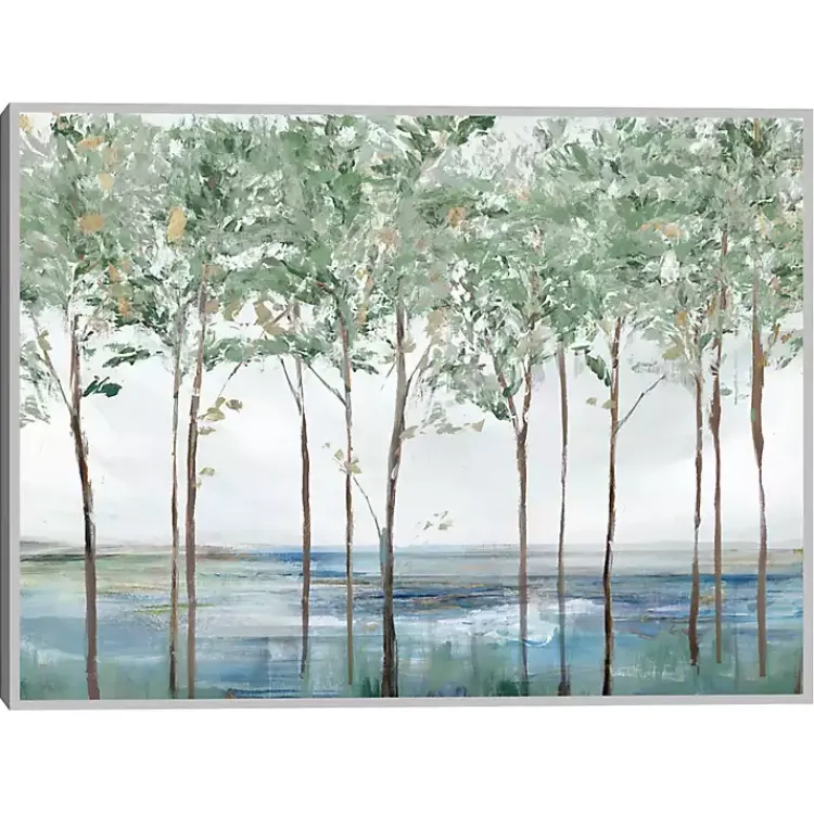 Kirklands Home Sparse Forest Peak Framed Wall Art