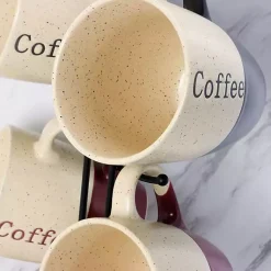 Kirklands Home Speckled 6-pc. Coffee Mugs with Stand Best