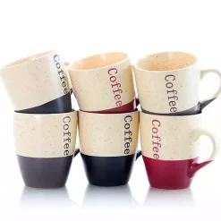Kirklands Home Speckled 6-pc. Coffee Mugs with Stand Best