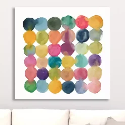 Kirklands Home Spectrum Connections Canvas Art Print New