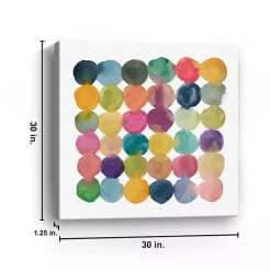 Kirklands Home Spectrum Connections Canvas Art Print New