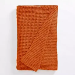 Blankets & Throws>Kirklands Home Spice Luxury Knit Throw Orange