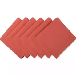 Kirklands Home Spice Napkins, Set of 6 Orange Best
