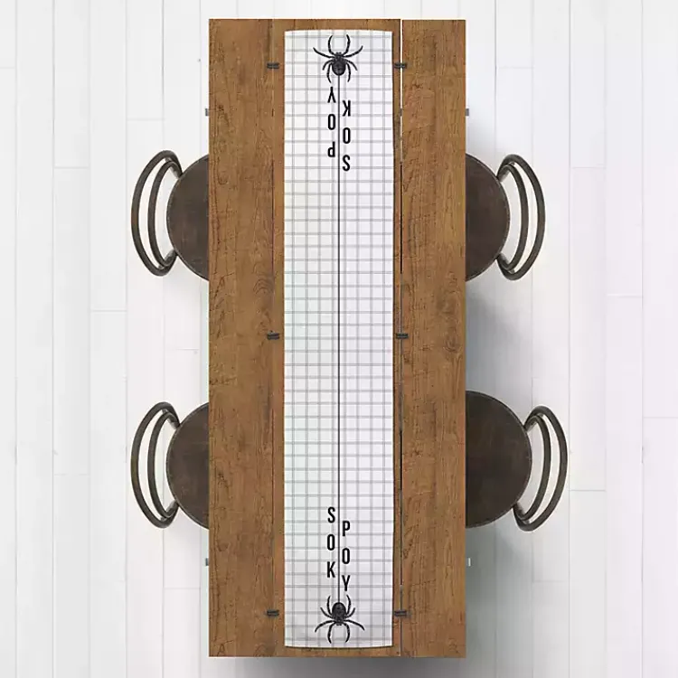 Halloween>Kirklands Home Spooky Spider Table Runner, 90 in.