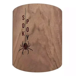 Kirklands Home Spooky Spider Walnut Halloween Cutting Board Brown Clearance