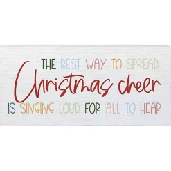 Christmas Art & Wall Decor>Kirklands Home Spread Christmas Cheer Wall Plaque
