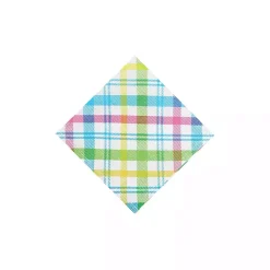 Easter Decorations>Kirklands Home Spring Blossom Plaid Napkins, Set of 6