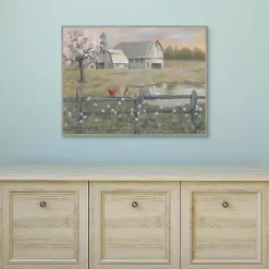 Kirklands Home Spring Has Arrived Framed Canvas Art Print Green Outlet