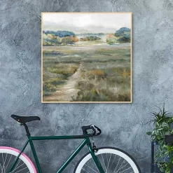 Kirklands Home Spring Mountains Framed Canvas Art Print Clearance