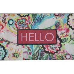 Kirklands Home Spring Sunset Floral Doormat Discount