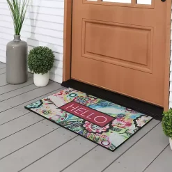 Kirklands Home Spring Sunset Floral Doormat Discount