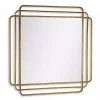 Kirklands Home Square Shayan Bronze Metal Wall Mirror Hot