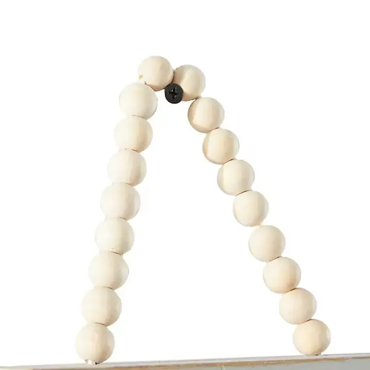 Kirklands Home Square Wood Beaded Wall Clocks, Set of 3
