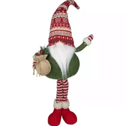 Christmas Decorations>Kirklands Home Standing Bearded Gnome Christmas Figurine