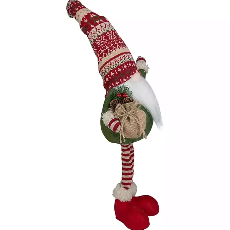 Christmas Decorations>Kirklands Home Standing Bearded Gnome Christmas Figurine