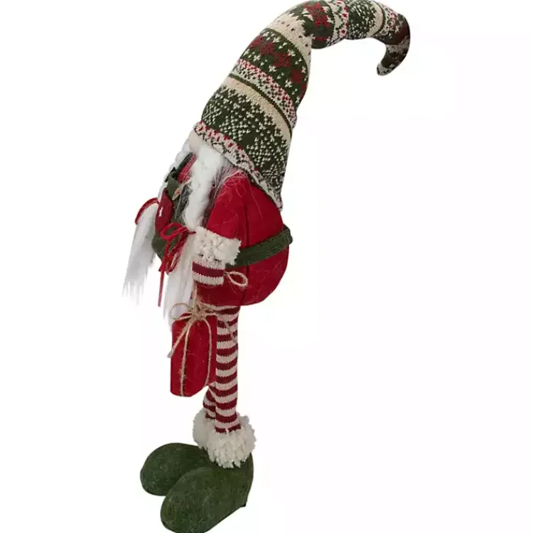 Christmas Decorations>Kirklands Home Standing Girl Gnome Christmas Figurine