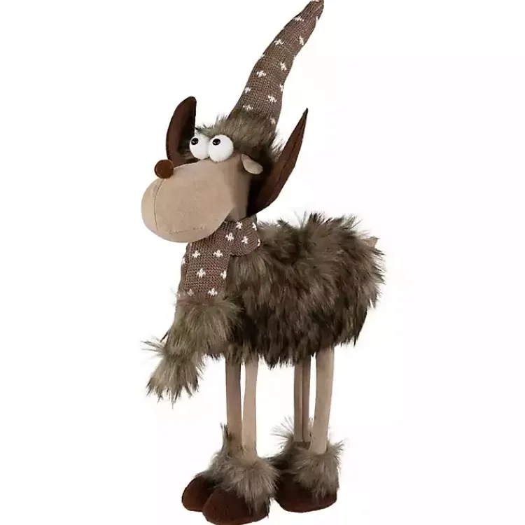 Christmas Decorations>Kirklands Home Standing Moose Decoration Brown