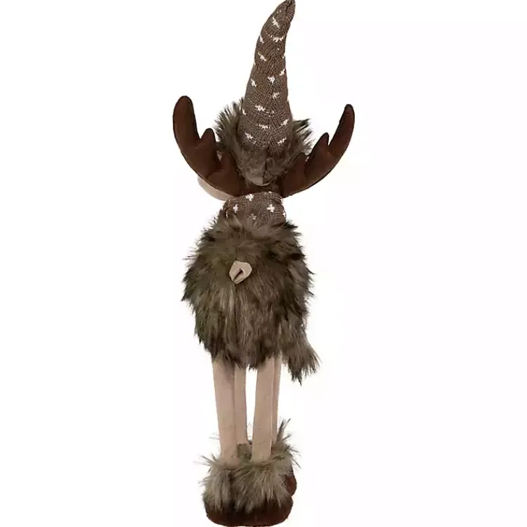 Christmas Decorations>Kirklands Home Standing Moose Decoration Brown
