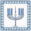 Hanukkah Decorations>Kirklands Home Star of David Menorah Hanukkah Wall Art