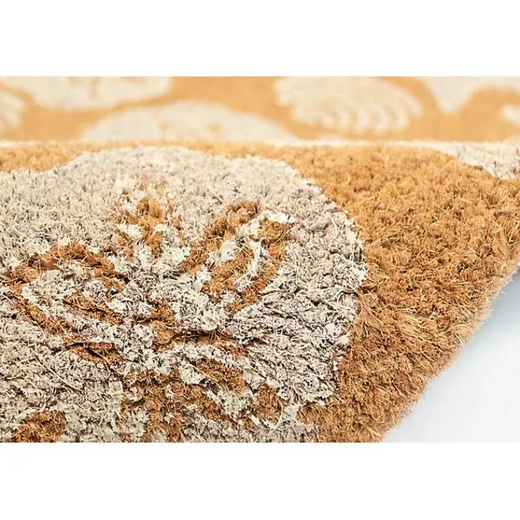 Kirklands Home Starfish and Sand Dollars Coir Doormat Clearance