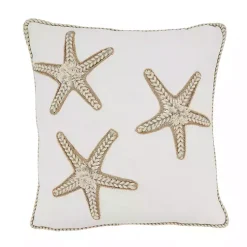 Pillows>Kirklands Home Starfish Serenity Embroidered Throw Pillow