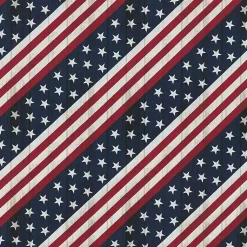 Kirklands Home Stars & Stripes Tufted Outdoor Bench Cushion Clearance