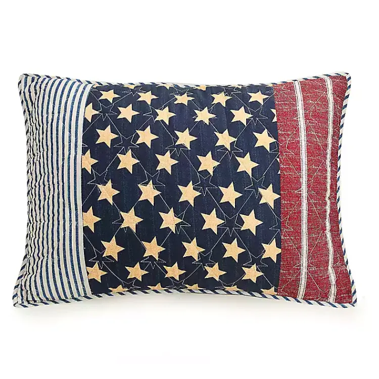 Kirklands Home Stars and Striped Patch 2-pc. Twin Quilt Set