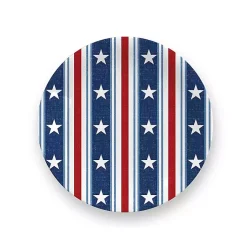 Kirklands Home Stars and Stripes 4-pc. Melamine Appetizer Plates New