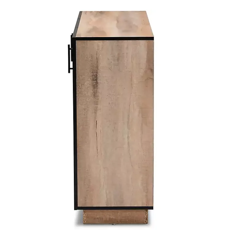 Kirklands Home Stella Contemporary Oak 3-Door Sideboard Sale